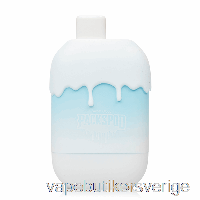 Vape Sverige Packwood Packspod 5000 Engångs Marshmallow Fluff (söt Moln)
